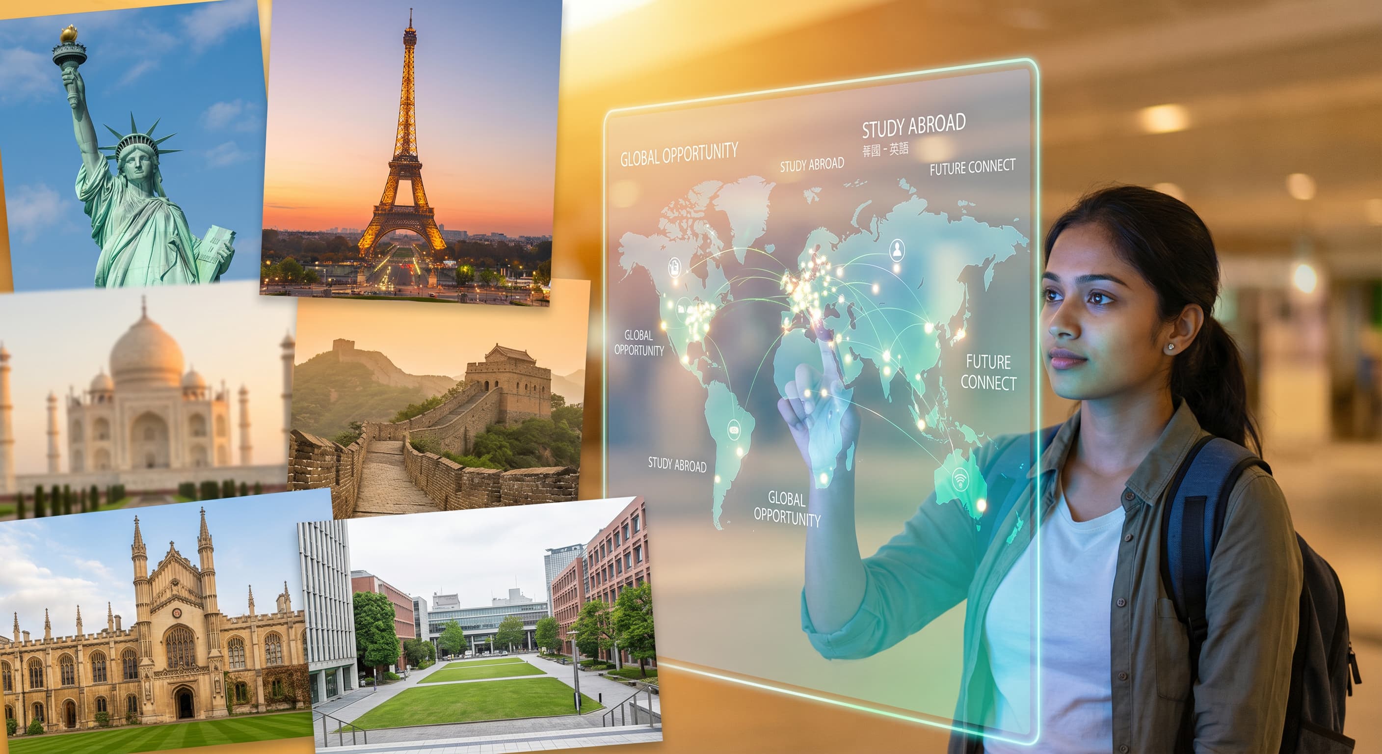 University type, selectivity, and location.