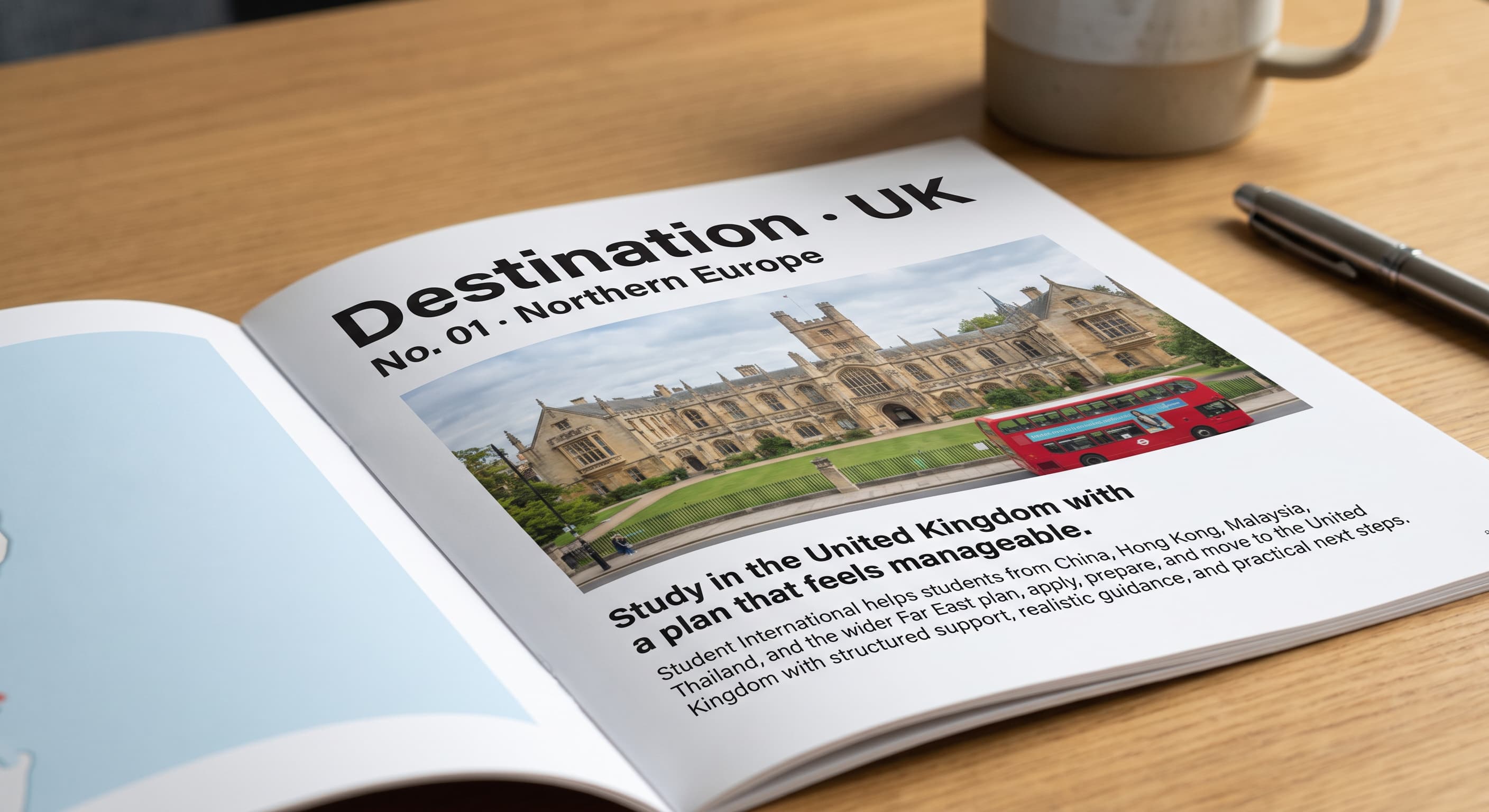 Academic English for UK study.